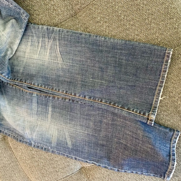 Buffalo David Man Straight Jeans Blue Stretchy 32x32 - Picture 3 of 9